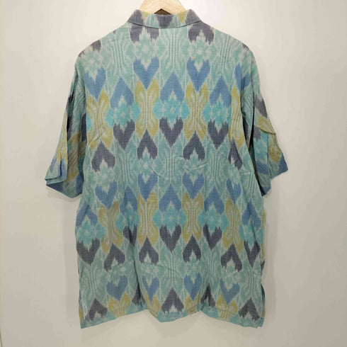 Bolinusa 80-90s 幾何学模様 S/Sシャツ メンズ import:XL