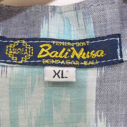 Bolinusa 80-90s 幾何学模様 S/Sシャツ メンズ import:XL