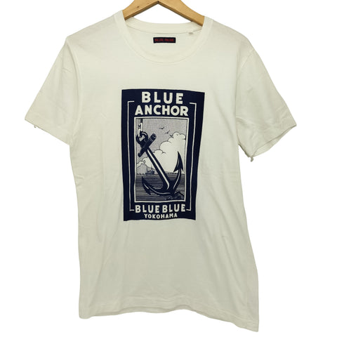 ブルーブルー BLUE BLUE 横浜 ANCHOR プリントTシャツ メンズ JPN:2
