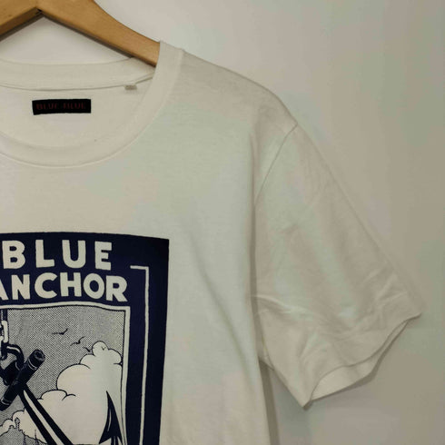 ブルーブルー BLUE BLUE 横浜 ANCHOR プリントTシャツ メンズ JPN:2