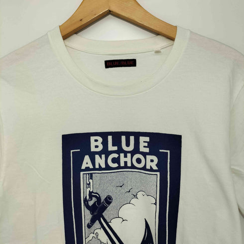 ブルーブルー BLUE BLUE 横浜 ANCHOR プリントTシャツ メンズ JPN:2