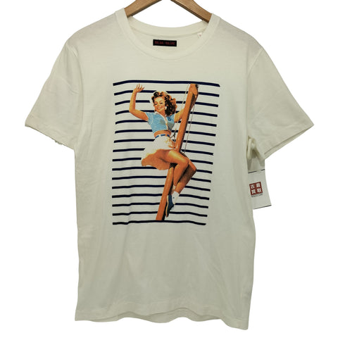 ブルーブルー BLUE BLUE girlプリントTシャツ メンズ JPN:2