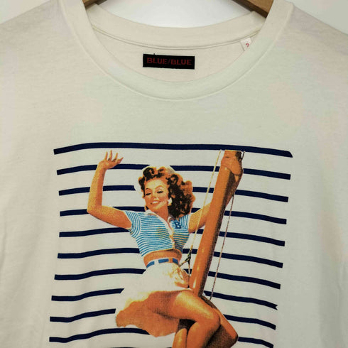 ブルーブルー BLUE BLUE girlプリントTシャツ メンズ JPN:2