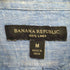 バナナリパブリック BANANA REPUBLIC 2023 総リネン L/Sシャツ メンズ import:M