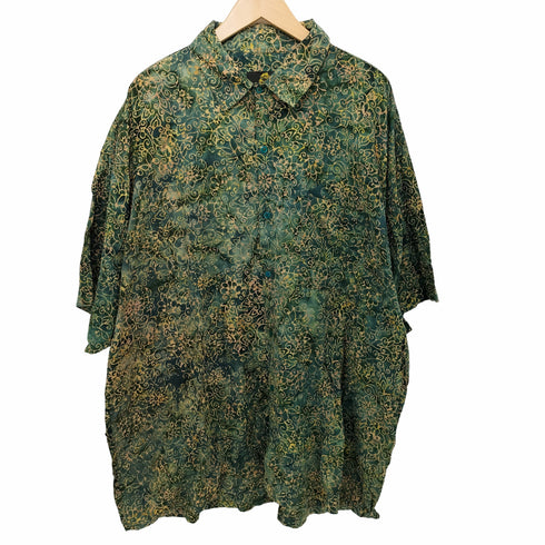 Handys ボックスシルエット オーバーサイズ 総柄S/Sシャツ 半袖シャツ メンズ XXL
