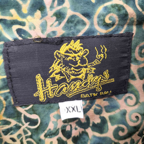 Handys ボックスシルエット オーバーサイズ 総柄S/Sシャツ 半袖シャツ メンズ XXL