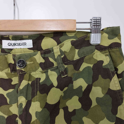クイックシルバー Quiksilver カモフラ コットン ハーフパンツ ショーツ メンズ 32