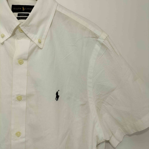 ラルフローレン RALPH LAUREN CLASSIC FIT 半袖ボタンダウンシャツ メンズ import:M