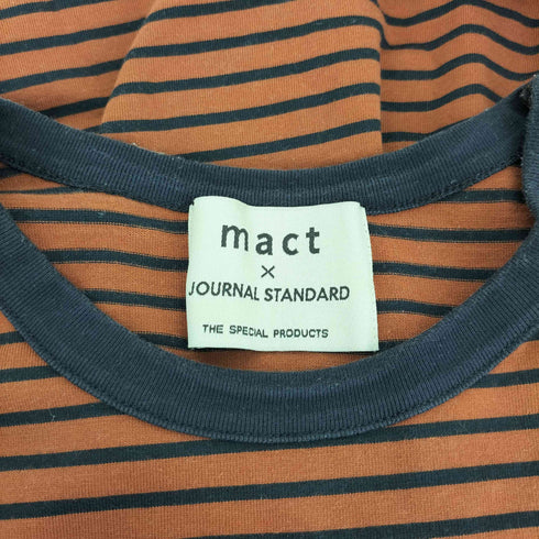 マクト mact 22SS ボーダー ベアバック ノースリーブ カットソー レディース