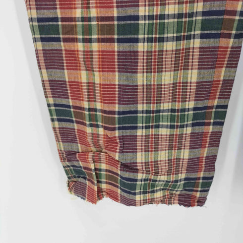 ポロバイラルフローレン Polo by RALPH LAUREN マドラスチェック 2タックパンツ メンズ