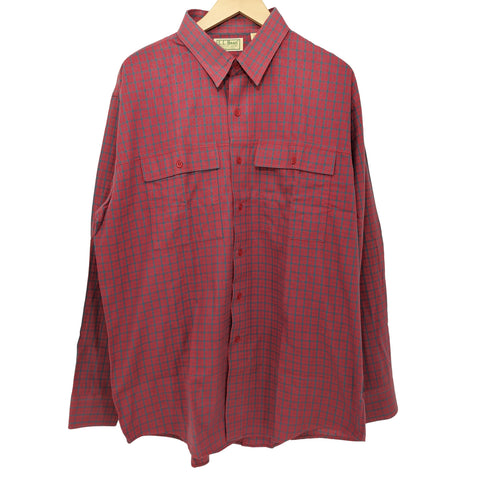 エルエルビーン L.L.Bean USA製 フラップポケット長袖シャツ メンズ import:XL