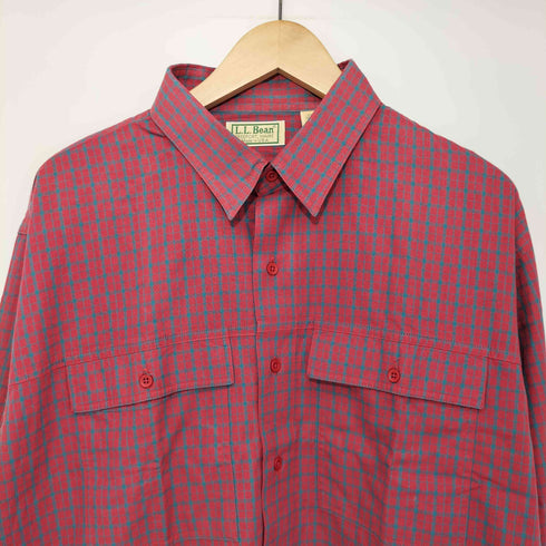 エルエルビーン L.L.Bean USA製 フラップポケット長袖シャツ メンズ import:XL