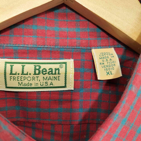 エルエルビーン L.L.Bean USA製 フラップポケット長袖シャツ メンズ import:XL