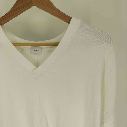 クラネ CLANE MANOF 23AW 2WAY SLEEVE RIB TOPS スリーブ リブ トップス レディース FREE