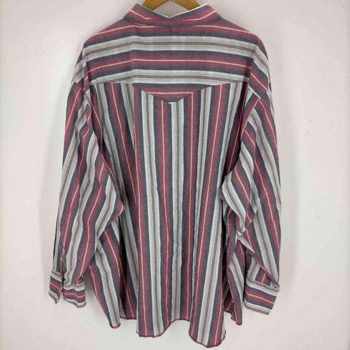 ラングラー Wrangler ストライプウエスタンシャツ メンズ 4XL