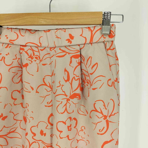 ローズバッド ROSE BUD 22SS フラワー プリント パンツ レディース FREE