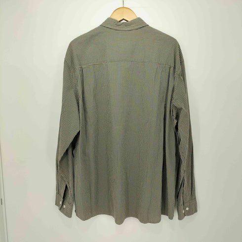 エルエルビーン L.L.Bean シアサッカー ギンガムチェック ボタンダウンシャツ メンズ import:XXL