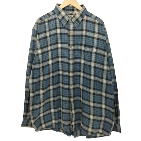 エルエルビーン L.L.Bean コットンネル ボタンダウンシャツ メンズ XL-REG