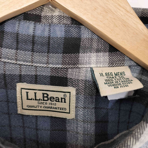 エルエルビーン L.L.Bean コットンネル ボタンダウンシャツ メンズ XL-REG