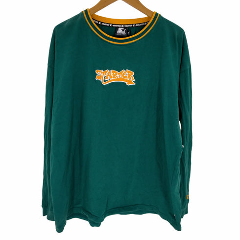 スターター STARTER 衿リブラインサークルロゴ ロングスリーブTシャツ メンズ JPN:XL