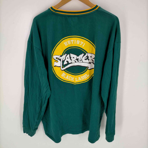 スターター STARTER 衿リブラインサークルロゴ ロングスリーブTシャツ メンズ JPN:XL