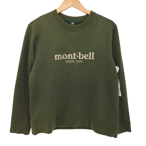 モンベル mont bell 刺繍ロゴ クルーネックスウェット メンズ JPN:XS