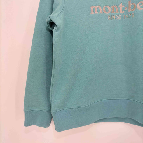モンベル mont bell 刺繍ロゴ クルーネックスウェット メンズ JPN:XS