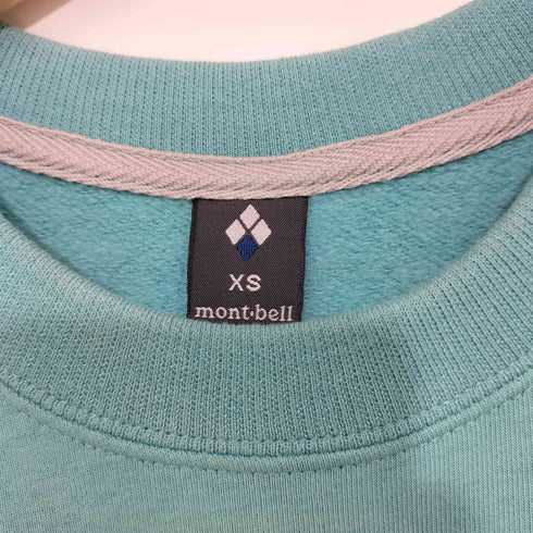 モンベル mont bell 刺繍ロゴ クルーネックスウェット メンズ JPN:XS