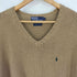 ポロバイラルフローレン Polo by RALPH LAUREN ポニー刺繍 Vネック コットンニット メンズ import:M