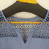 アンテイラー ANN TAYLOR メッシュ切替 スキッパーカットソー レディース import:M
