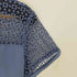 アンテイラー ANN TAYLOR メッシュ切替 スキッパーカットソー レディース import:M