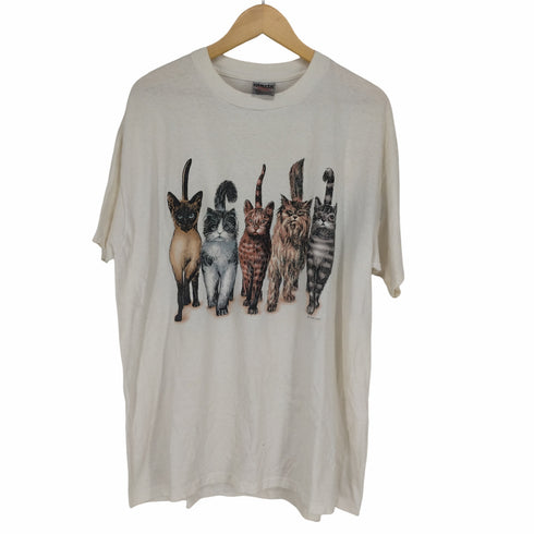 オニータ ONEITA MADE IN USA CAT 両面プリントS/S TEE メンズ JPN:XL