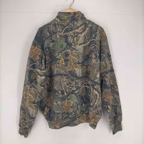 カベラス Cabela's 90S リアルツリーカモ ハーフジップスウェット カンガルーポケット メンズ JPN:XL