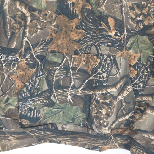 カベラス Cabela's 90S リアルツリーカモ ハーフジップスウェット カンガルーポケット メンズ JPN:XL