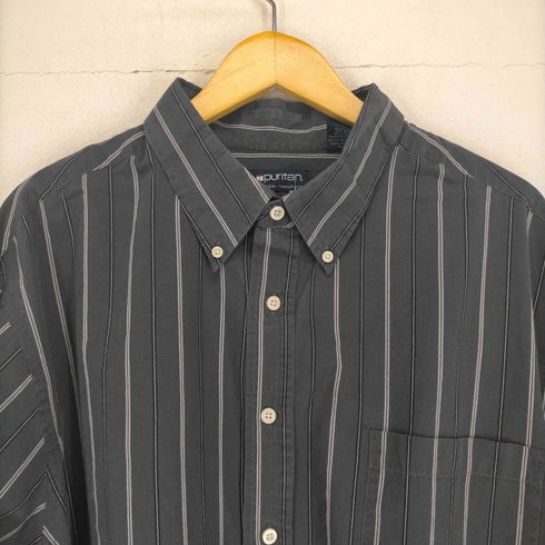 ピューリタン PURITAN 90S ストライプ柄ボタンダウンシャツ メンズ 2XL