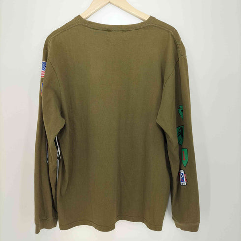 ヘッドグーニー HEADGOONIE DATA WAPPEN LONGSLEEVE Tshirts メンズ XL