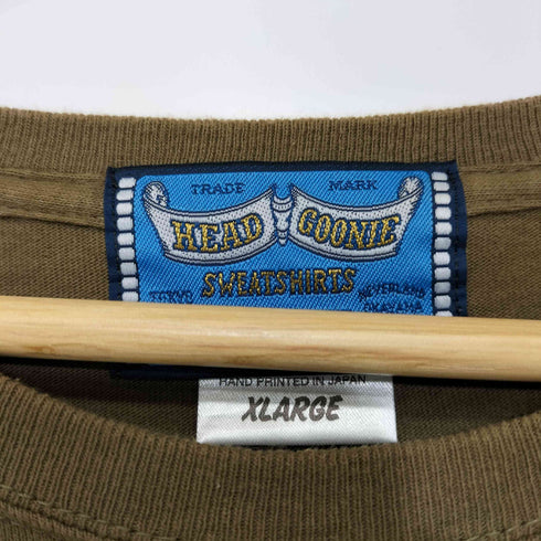ヘッドグーニー HEADGOONIE DATA WAPPEN LONGSLEEVE Tshirts メンズ XL