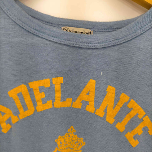 champknit ADEL ANTE カレッジプリント クルーネックTシャツ メンズ import:L