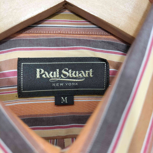 ポールスチュアート Paul Stuart マルチストライプ ボタンダウンシャツ メンズ JPN:M