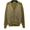 ダックスロンドン DAKS LONDON 切り替えしチェック カーディガン メンズ JPN:M