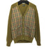 ダックスロンドン DAKS LONDON 切り替えしチェック カーディガン メンズ JPN:M