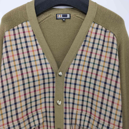 ダックスロンドン DAKS LONDON 切り替えしチェック カーディガン メンズ JPN:M