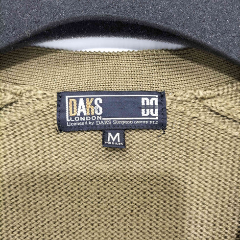 ダックスロンドン DAKS LONDON 切り替えしチェック カーディガン メンズ JPN:M