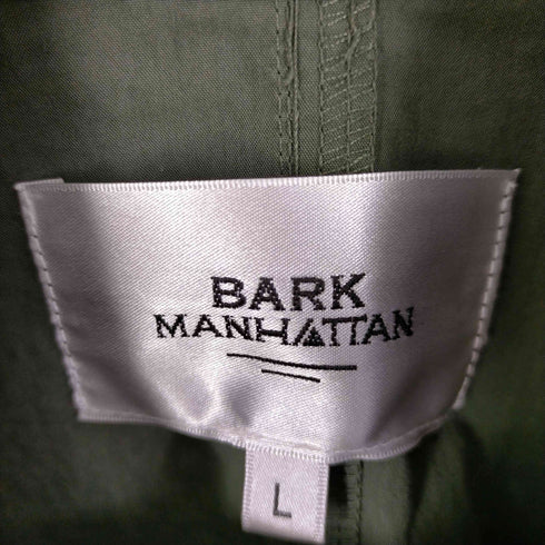 バーク マンハッタン BARK MANHATTAN ビッグシルエット コットンナイロン M-65 スタンドネックロングモッズコート メンズ JPN:L