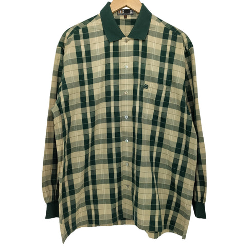 ダックスロンドン DAKS LONDON 袖リブ L/Sチェックシャツ メンズ JPN:M