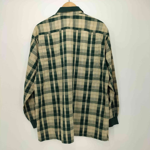 ダックスロンドン DAKS LONDON 袖リブ L/Sチェックシャツ メンズ JPN:M