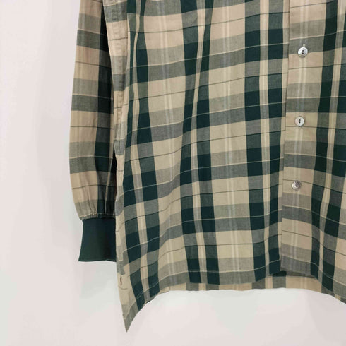 ダックスロンドン DAKS LONDON 袖リブ L/Sチェックシャツ メンズ JPN:M