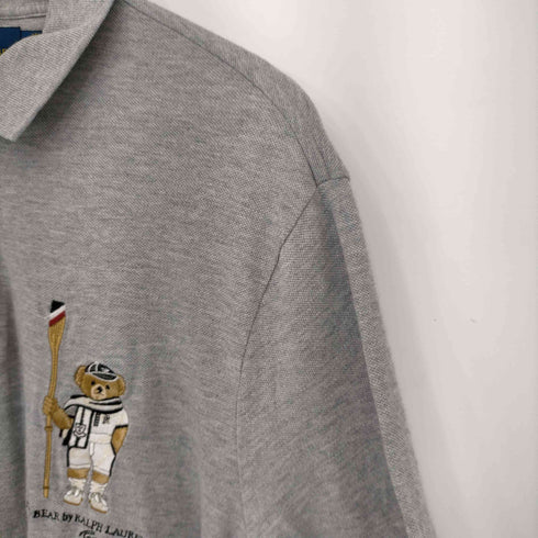 ポロラルフローレン POLO RALPH LAUREN CLASSIC FIT ビッグポロベア刺繍 鹿の子ポロシャツ メンズ LG