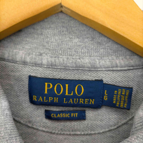 ポロラルフローレン POLO RALPH LAUREN CLASSIC FIT ビッグポロベア刺繍 鹿の子ポロシャツ メンズ LG