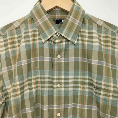 ダックスロンドン DAKS LONDON S/Sチェックシャツ メンズ JPN:M